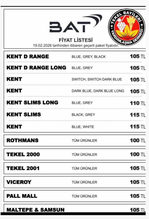 Bat Sigara Grubuna Zam