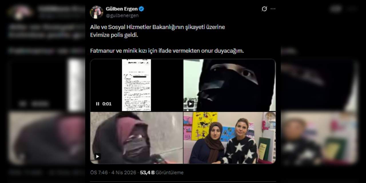 Gulben Ergene Sorusturma Baslatildi Aile Bakanligi Sikayet Etti Polis Kapiya Geldi 2