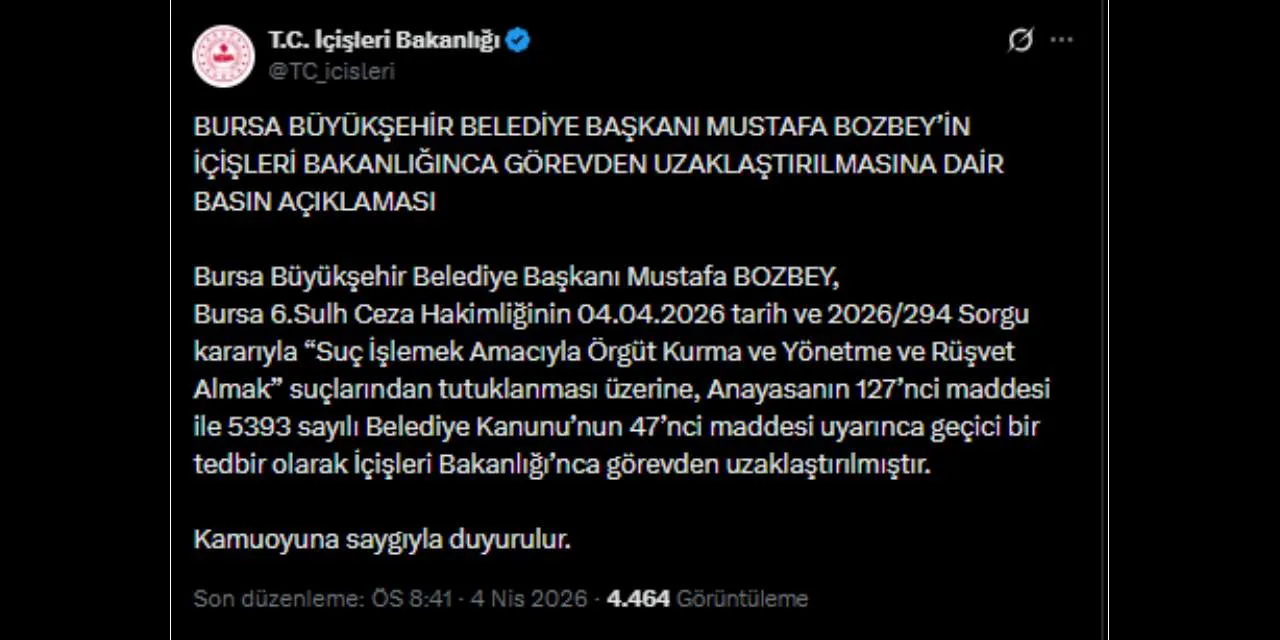 Son Dakika Mustafa Bozbey Gorevden Uzaklastirildi 2