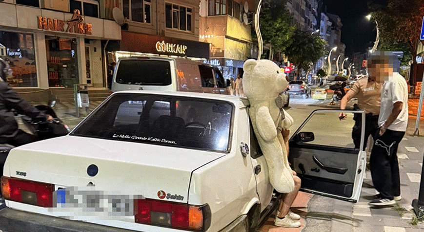 Pelüş ayı gezisi pahalıya patladı! 41 bin lira ceza kesildi