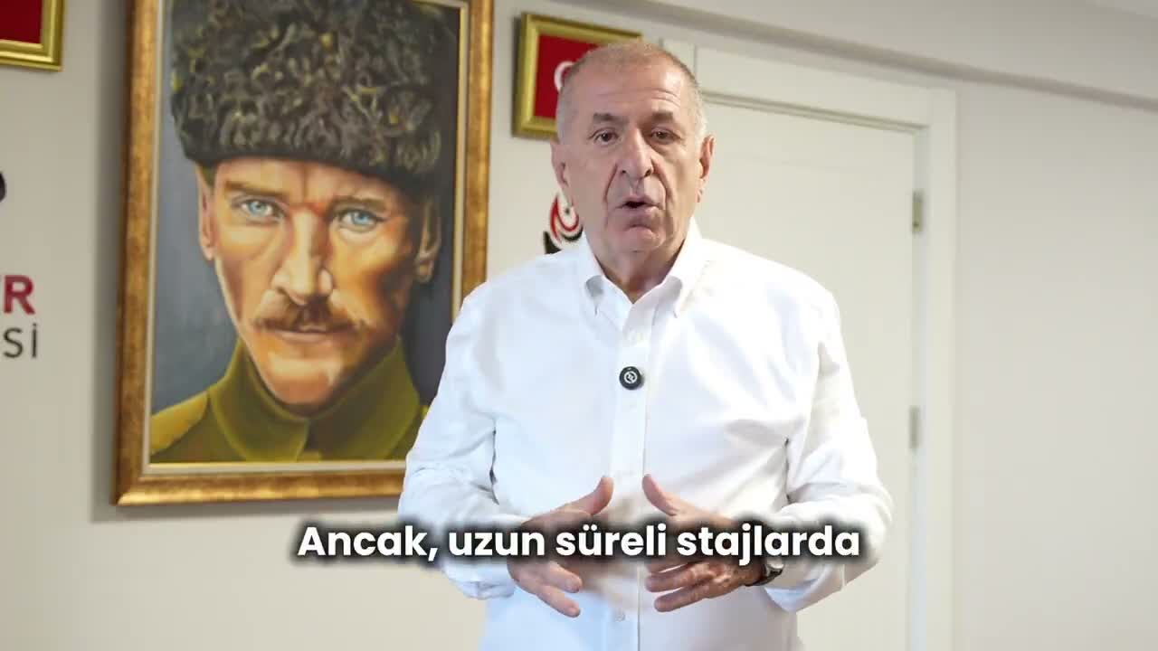 Ümit Özdağ: Gençlerin stajda muhakkak tatminkar ücret almasını sağlayacağız