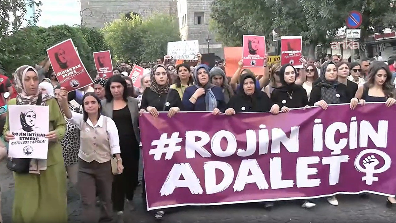 Rojin Kabaiş’in ölümünün 2’nci yılında Diyarbakır’da yürüyüş