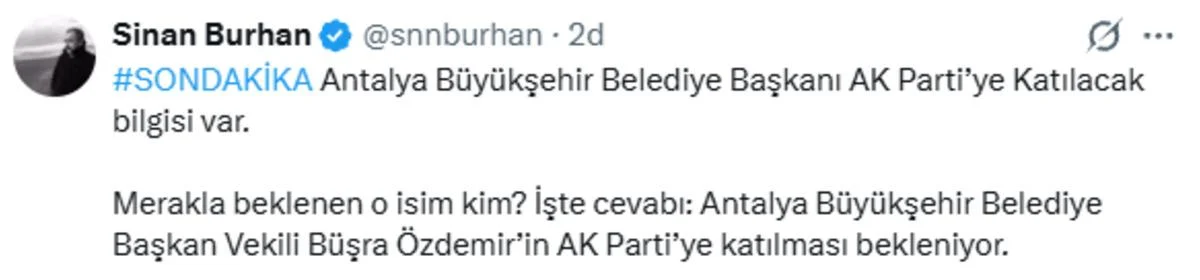 000040305 Ak Parti Icin Sirada Bir Buyuksehir Var Sozlerinin Ardindan Antalya Iddiasi Gundeme Geldi Icerik 3