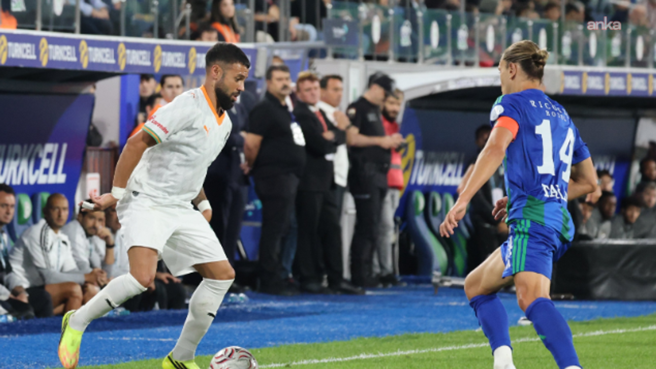 Alanyaspor deplasmanda Çaykur Rizespor'u 1-0 mağlup etti