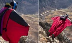 1086 metreden kayalıklara çakıldı