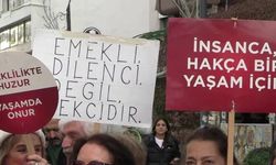 İzmir'de emeklilerden protesto: 18 bin 900 TL aylık değil, ölüm harçlığıdır