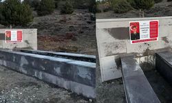 Şehit adına yaptırılan çeşmeye saldırı!