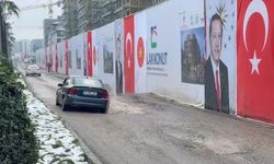 Erdoğan'ın gelişi için dökülen asfalt bir haftada söküldü! Yollar çamura döndü