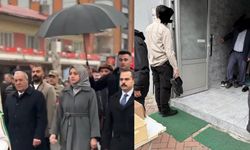 Koruma polisine şemsiye taşıtan kaymakam tepki çekti