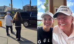 Trump’ın torunu Gizli Servis elemanlarıyla alışverişe çıktı! Ortalık karıştı