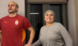 Galatasaray'ın galibiyeti evde devam etti: Barış Alper Yılmaz ve annesi horonda