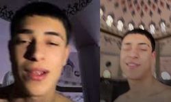 Camide üstü çıplak video çeken kişi gözaltına alındı