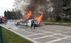 Samsun’da can pazarı: Zincirleme kazada yangın