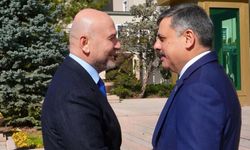 Süleyman Soylu'dan İçişleri Bakanı Mustafa Çiftçi'ye ziyaret