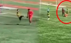 Rakibinin kafasına tekme attı, elmacık kemiği kırıldı: Futbolcu tutuklandı!