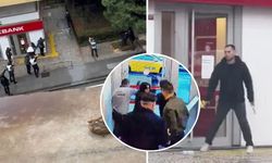 Beşiktaş'taki banka baskınının tam görüntüsü ortaya çıktı!