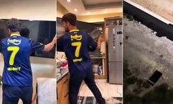Galatasaray - Fenerbahçe derbisinin sonucuna kızdı televizyonu pencereden attı