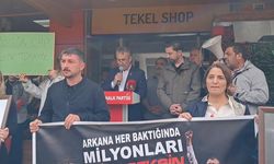CHP Ardanuç İlçe Örgütü'nün eylemi: Genel merkezimize yönelik saldırıları kınıyoruz