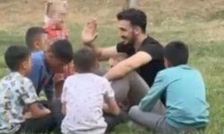 Şehit polis Emrah Koç'un çocuklarla oyun oynadığı görüntüler ortaya çıktı
