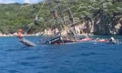 Marmaris'te tur teknesi battı! Çok sayıda Sahil Güvenlik ekipleri sevk edildi
