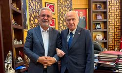 AK Partili Metiner'den MHP Lideri Bahçeli'ye ziyaret