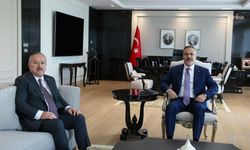 Dışişleri Bakanı Fidan, Emniyet Genel Müdürü Ali Fidan'ı kabul etti