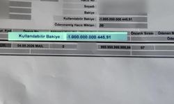 Hesabına yanlışlıkla 1 trilyon lira aktarıldı