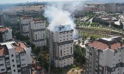 İstanbul'da binada korkutan yangın