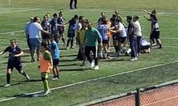 Kadınlar 3. Lig futbol maçında kavga çıktı