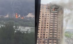Rusya’nın başkenti Moskova vuruldu! İşte o görüntüler...