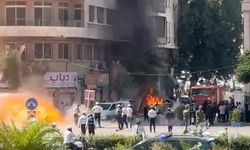 Şam'da Macron'un kaldığı otelin yakınında patlama meydana geldi