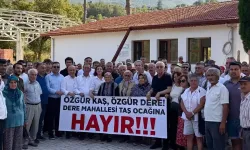 Kaş'ta mermer ocağı tepkisi: 'Köylerimiz maden sahası değildir'