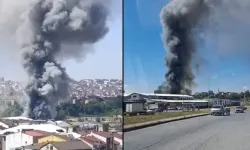 Alevler fabrikayı sardı! Arnavutköy'de korkutan yangın