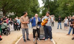 Berlin'de Deniz Göktaş'a destek eylemi