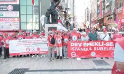 Emeklilerden İstanbul'da eylem: “Sebze yiyebilmek lüks ve hayal hâline geldi”