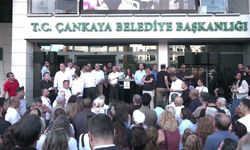 Hüseyin Can Güner'in tutuklanması Çankaya Belediyesi önünde protesto edildi