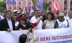 KESK'lilerin başlattığı "Adalet nöbeti"ne müdahale