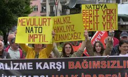Rize’de NATO protestosu