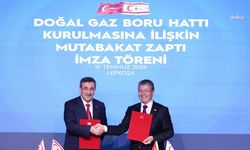 Türkiye ile KKTC arasında doğal gaz tedariki için mutabakat zaptı imzalandı