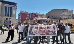 Yıldızlar SSS Holding maden işçileri Şebinkarahisar'da ödenmeyen maaşları için yürüdü