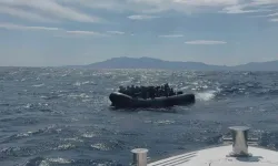 Ayvacık açıklarında 43 kaçak göçmen yakalandı!