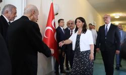 DEM Parti'den Devlet Bahçeli'ye Meclis'te ziyaret