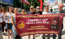 Hamburg'da Deniz Göktaş için protesto: İfade özgürlüğü hedef alınıyor