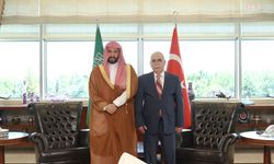 AYM Başkanı Özkaya, Suudi Arabistan Adalet Bakanı'nı ağırladı..