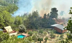 Kumluca'da orman yangını: Alevlere havadan ve karadan müdahale sürüyor!