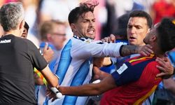 Leandro Paredes önüne gelene saldırıp yere indirdi