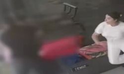Spor salonunda kadına saldırı! Başka bir kadın son anda engel oldu