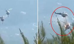 Yunanistan'da yangın söndürme helikopterleri havada çarpıştı