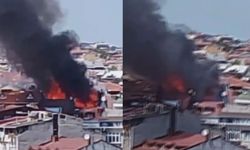 Gaziosmanpaşa'da korkutan yangın! Alevler yandaki apartmana da sıçradı