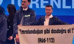 Mezuniyetinde ayetli pankart açmıştı: Cumhurbaşkanına hakaretten tutuklandı